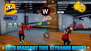 Auto Headshot Trick Keyboard Mouse in Mobile Panda Mouse Pro Garena free fire