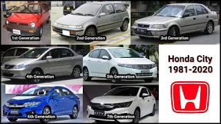 Honda City 7th generation in Pakistan 2020 in Pakistan and India with history from 1981-2020