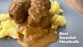 Best Swedish Meatballs and Gravy | Turkey and Beef