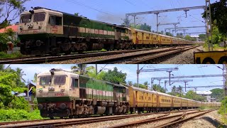 Back to back diesel departures from Kollam | Kollam mail & Madurai express | #indianrailways #wdp4d