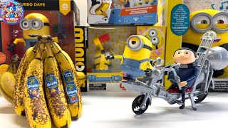 033 Minutes Satisfying with Unboxing DESPICABLE ME 4,3, Mega Minions Toys Collection Chiquita banana