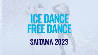 Ice Dance Free Dance | Saitama 2023 | #WorldFigure