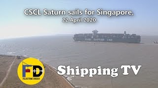 CSL Saturn sails for Singapore,  22 April 2020