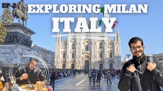 Milan City Tour | Vlog 2 | Milan Cathedral | Milan Italy Travel Vlog in Hindi | Indian travel vlog