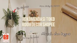 Shopee Haul Room Decor Aesthetic Murah dan Bagus