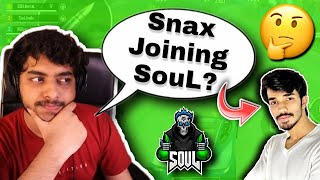 Aman On Snax Joining SouL?🤔 & After BGIS Planning😱 | SouLAman