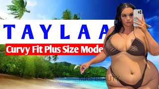 Tayla✅Plus Size Models American Brands Ambassador|Curvy Plus Size Model|Lifestyle, Biography, Wiki