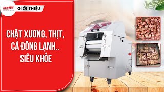 Máy thái thịt công nghiệp BN80 (miếng vuông): hệ thống dao khủng, chặt thịt siêu khỏe