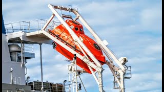 Lifeboat launching procedure/three methods explained.