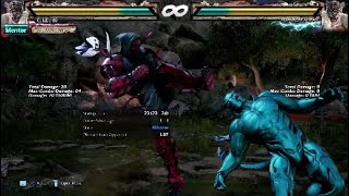 Tekken 7 Armor King knockdown okizeme