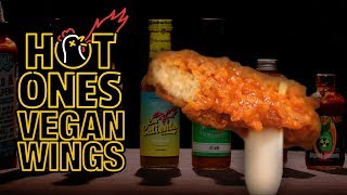 Where does Hot Ones get Vegan Wings?