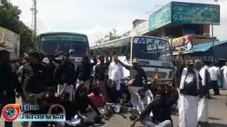 எச்.ராஜா உருவ பொம்மையை எரிக்க முயன்ற தி.க.வினர் கைது