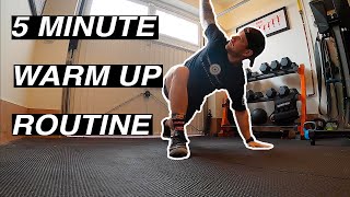 5-Minute Warm Up routine for Home Workouts