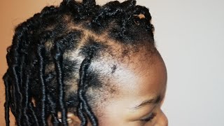 How to start Locs on babies with lots of hair. Dreadlocs. Comb roll