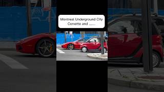 Montreal Underground City - two red cars - a corvette and …. #shorts