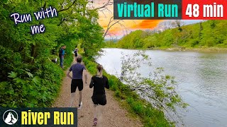 Flusslauf 🇨🇭 Schweiz Wunderland | Virtueller Lauf #114