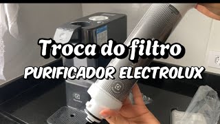 COMO TROCAR O FILTRO DO PURIFICADOR DE ÁGUA ELECTROLUX - Modelo PE12G