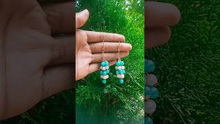 DIY beautiful earrings ## 🤩💖💕 ## handmade earrings #diy #handmade #shorts #youtubeshorts