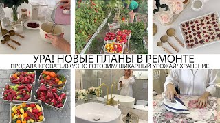 УРА!🤩НОВЫЙ ПРОЕКТ🏡ДАВНЯЯ МЕЧТА 🏡ПРОДАЛА КРОВАТЬ🤩ВКУСНО ГОТОВИМ🥘ШИКАРНЫЙ УРОЖАЙ🌶УБОРКА🔥ДОМ МЕЧТЫ🌺УЮТ