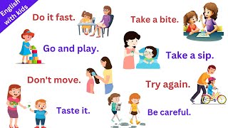 Speak English With Kids | Spoken English for kids | Daily use English sentences