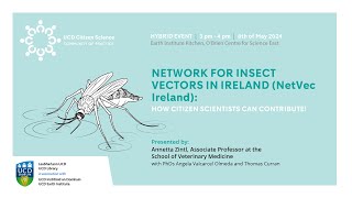 Network for insect vectors in Ireland: How citizen scientists can contribute, 8 May 2024