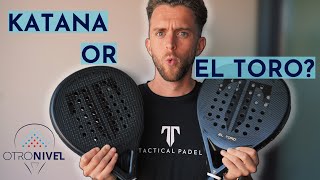 Tactical Padel Test. The NEW Black El Toro 2.0 VS NEW Black Katana