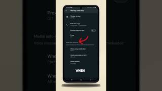 How To Prevent Whatsapp From Using Too Much Data #whatspptricks #problemsolving