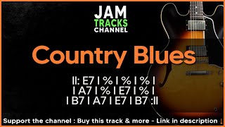 Country Backing Track - Country Blues Guitar Jam in E