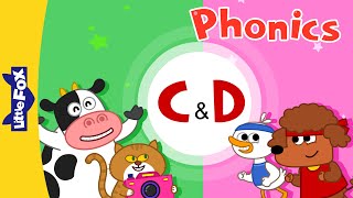 Phonics | Letter c & d | Stories & Songs | Little Fox