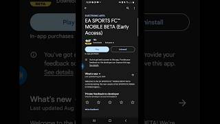 How to download EA FC MOBILE BETA VERSION#cmobile #cmobilebeta#fifamobile #fyp #viralvideo