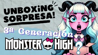 Abriendo MONSTER HIGH 💀 Tercera Generación 🖤 Unboxing Sorpresa! 👀