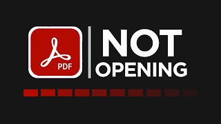 PDF File Not Opening fix it in (2020)