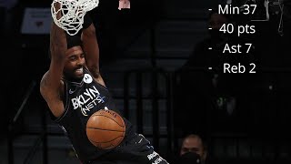 Kyrie Irving Makes Magic! Scoring 40 pts to lead the brooklyn nets at home!