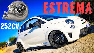 Abarth 695Biposto | La PAZZIA ESTREMA 252 cv | turbina di un Iveco Daily | Andry abarth94