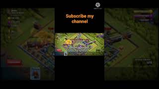 999 log launcher vs town hall 13 clash of clans #shorts #totalcoc