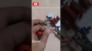 Homemade 40000V High voltage generator using zvs driver circuit #shorts #basic #how #short