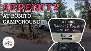 Bonito Campground Review | Entrance of Sunset Crater Volcano National Monument