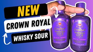 🚨NEW! Crown Royal Whisky Sour Black Cherry Cocktail