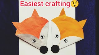 How to make fox from paper | Fox Crafting | Easy Fox crafting for kids| Fox Crafting for kids| Craft