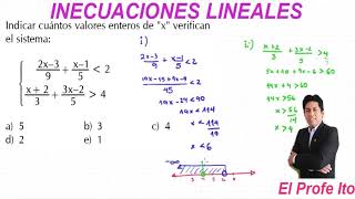 INECUACIONES DE PRIMER GRADO   EJERCICIOS DESARROLLADOS DE INECUACIONES