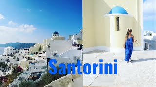 What is Santorini known for?