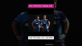 My prediction of nz win vs Pak  #shorts  #ytshorts