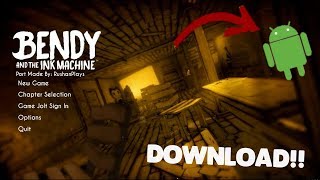 OFICIAL!!BENDY AND THE INK MACHINE ANDROID GAMEPLAY!!(FULL HD 60 FPS)