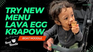 Try New Menu Lava Egg Krapow Boat Noodle The Gardens Mall 🍜 | INSANE Noodle Eating Challenge 🌶️!