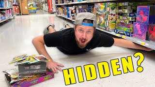 HIDDEN POKEMON CARDS LOCATED UNDER A WALMART SHELF! Opening #78