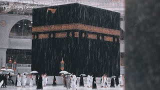 Heavy Rain - 10 April 2022 At Masjid Al-Haram | Makkah Live | Heavy Rain In Makkah