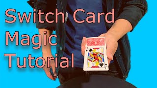 Switch Card Magic Tutorial REVEALED #mr_yut_magic #magician #Tutorial