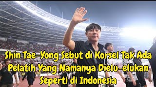 Shin Tae-yong Terharu Dengan Supporter Indonesia