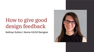 How to Give Good Web Design Feedback