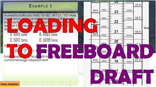 Loading To Freeboard Draft: USCG Questions